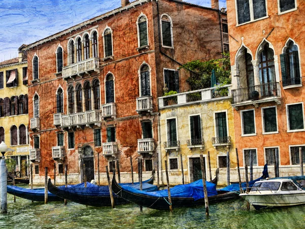 Venecia conocida como La Serenísima en el norte de Italia es un lugar mágico —  Fotos de Stock