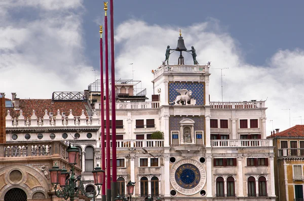 The Clock of the Moors in Venice known as La Serenissima in Northern Italy is a magical place — Stock Photo, Image