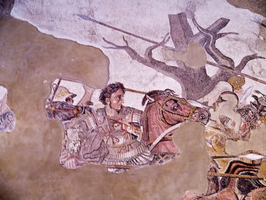 pompeii dan büyük İskender'in ünlü Mozaik