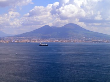 aktif bir yanardağ Güney İtalya Napoli Vezüv Dağı