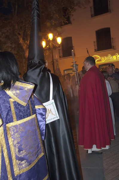 Easter Processions in Nerja on the Costa del Sol in Andalucia Spain — Stock Photo, Image