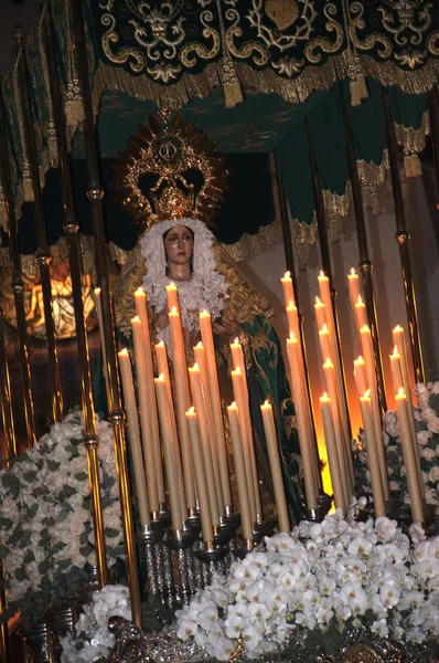 Procissões de Páscoa em Nerja Costa del Sol Andaluzia Ppain — Fotografia de Stock