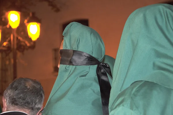 Easter processions in Nerja Costa del Sol Andalucia Ppain — Stock Photo, Image