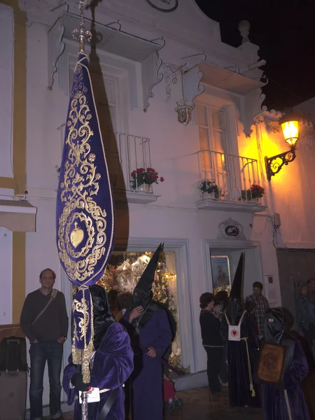 The Easter processions in Nerja on the Costa del Sol Andalucia Southern Spain — Stock Photo, Image