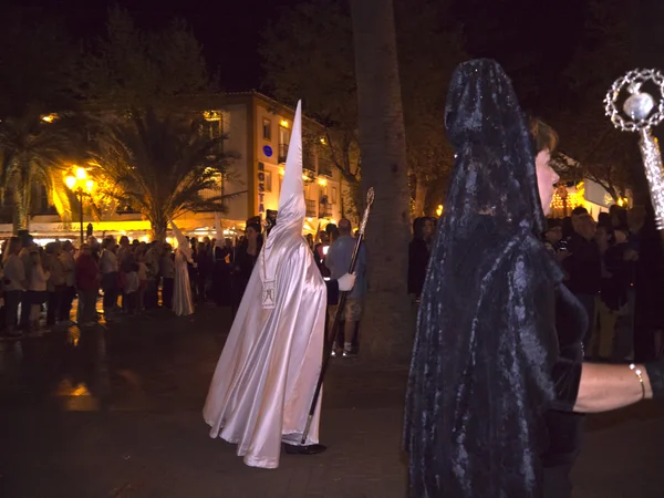 Le processioni pasquali a Nerja sulla Costa del Sol Andalucia Spagna meridionale — Foto Stock