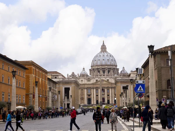 St peters Bazilikası Roma İtalya — Stok fotoğraf