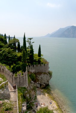 Malcesine garda Gölü Kuzey İtalya