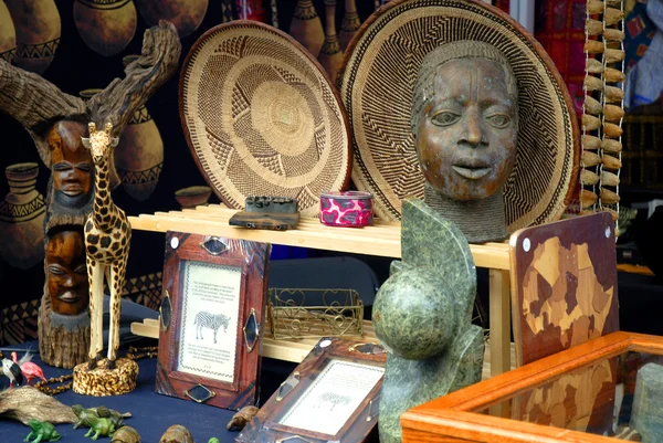 Africké umění na trhu v Torontu, ontario Kanada — Stock fotografie