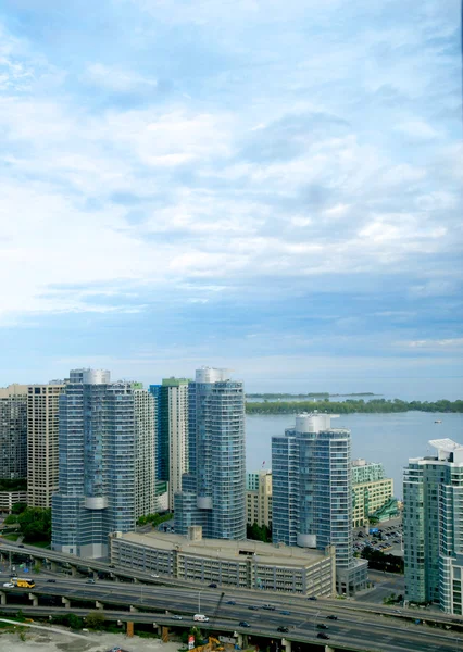 Vista desde lo alto de la Torre CN en Toronto Canadá —  Fotos de Stock