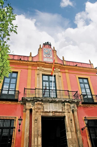 Fachada Ayuntamiento de Sevilla en Andalucía España — Foto de Stock