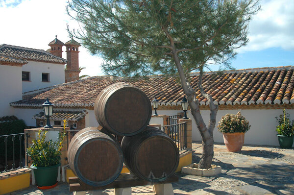 Winery near Malaga in Andalucia Spain