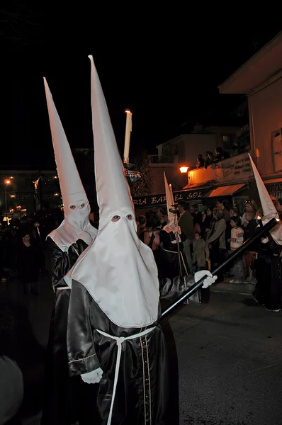 Pasen processies in benalmadena Spanje — Stockfoto