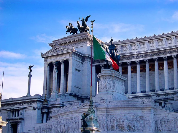 The Monument of Victor Emmanuel II in Rome, nicknamed the Wedding Cake and, alternately, the Typewriter was built to honour the first king of unified Italy, Victor Emmanuel 2. It is a museum, a chapel, and the tomb of the unknown soldier