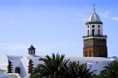 Teguise on the island of Lanzarote in the Canary Islands clipart