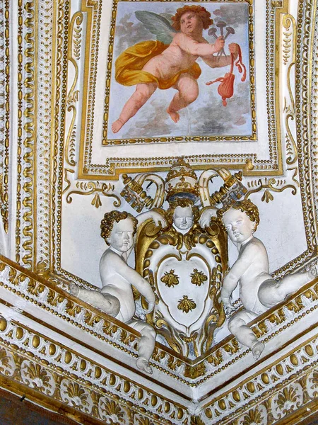 Detalhes Artísticos Roma Que Tem Mais 600 Igrejas Capelas Igrejas — Fotografia de Stock
