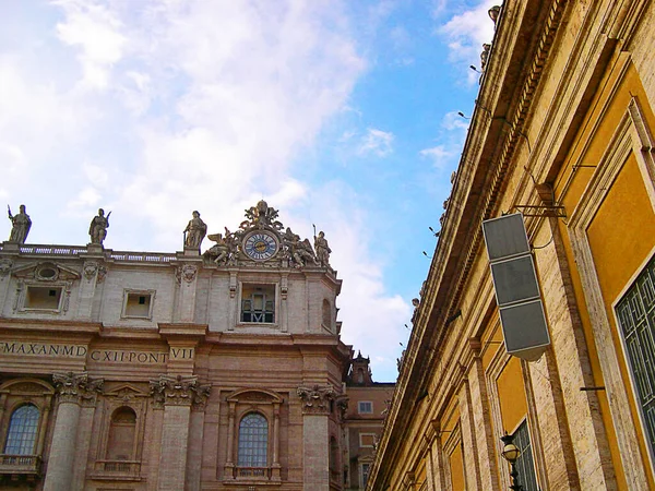 The Papal Basilica of St. Peter in the Vatican or simply St. Peter\'s Basilica is an Italian Renaissance church in Vatican City, the papal enclave within the city of Rome.