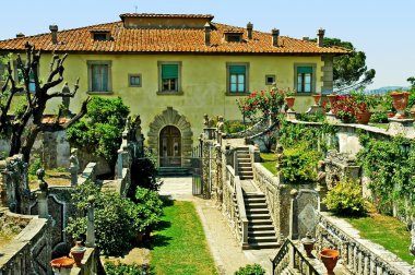 Toskana İtalya settignano, İtalyan Bahçe