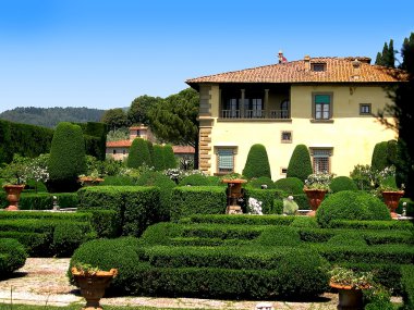 Toskana İtalya settignano, İtalyan Bahçe