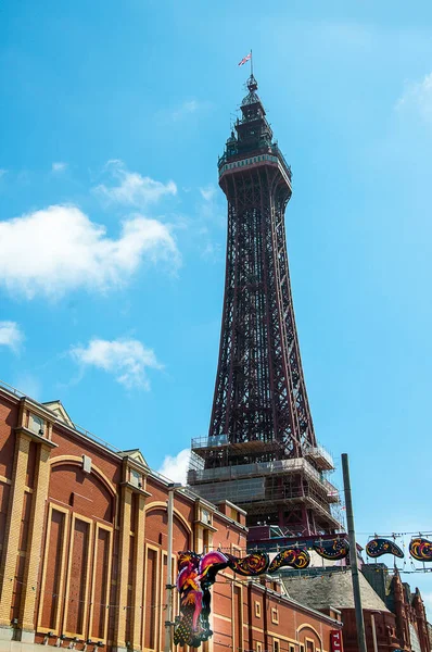 Blackpool Summer Entertainment Resort Specialising Variety Shows Featuring Range Entertainers — Stock Photo, Image