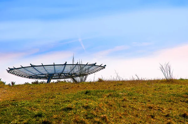 Installazione Halo Public Art John Kennedy Sul Lancashire Moors Sopra — Foto Stock