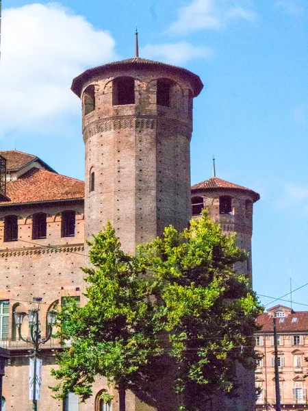 Este Castillo Encuentra Piazza Castello Una Plaza Ciudad Centro Turín —  Fotos de Stock