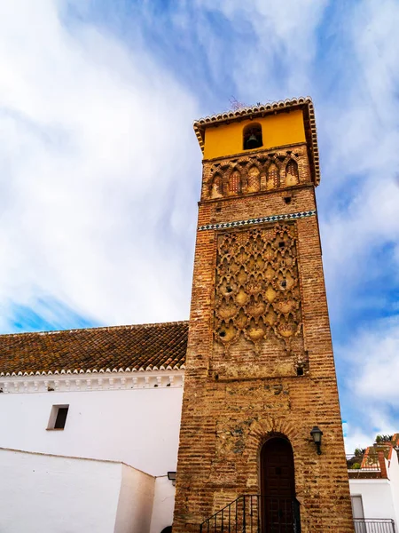 Archez Small Village Province Malaga Southern Spain Torre Alminar Minaret — Foto de Stock