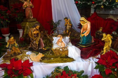Competa is a white town in the mountains above Mlaga in Andalucia southern Spain.It is known for its fine 16th century church with its Christmas crib.The Nuestra Seora de la Asuncin church,built in the 16th century.Known as the 'Cathedral of Axarqua'