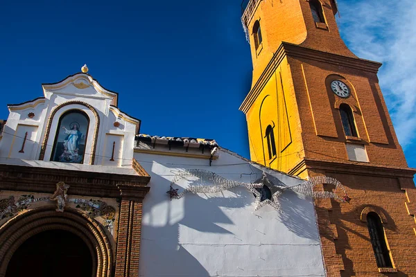 Competa White Town Mountains Mlaga Andalucia Southern Spain Known Its — Fotografia de Stock