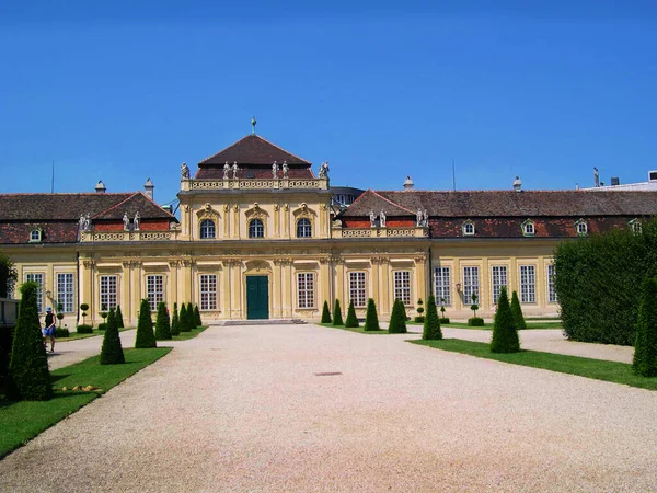 Palacio Belvedere Viena Austria Alberga Una Las Mejores Colecciones Arte — Foto de Stock