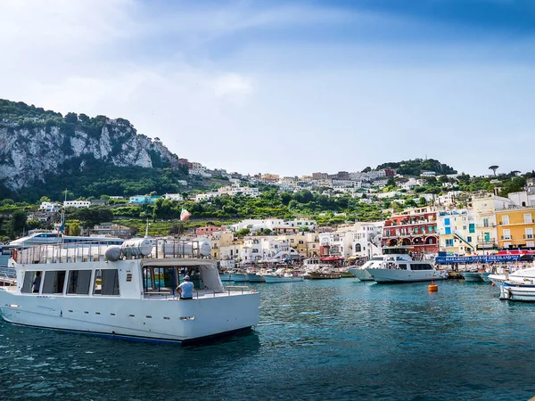 Capri Has Been Resort Island Roman Times Situated Bay Naples — Stock Photo, Image