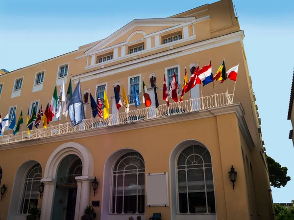 One of the Luxury Hotels on the isle of Capri.Capri has been a resort island since Roman times . It is situated in the Bay of Naples and is covered with architecture from all the successive generations