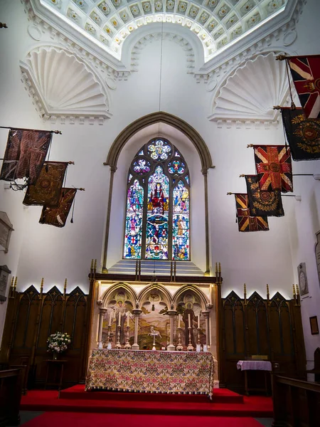 Window Kings Chapel Governors Palace Rock Gibraltar — Stock Photo, Image