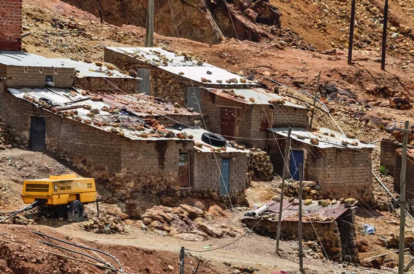 Casas Minas Plata Cerro Rico Potosí Bolivia América Del Sur Fotos De Stock