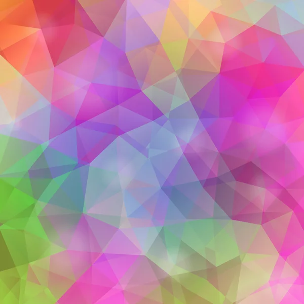 Abstrakta geometriska flerfärgad bakgrund bestående av triangulära element — Stock vektor