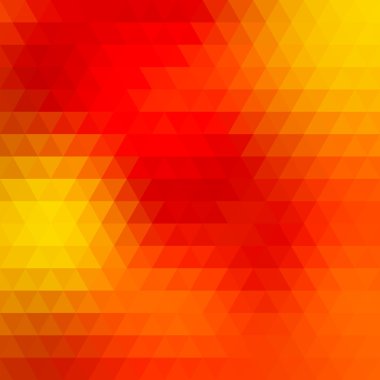 parlak üçgen elemanlarından oluşan geometrik çok renkli arka plan