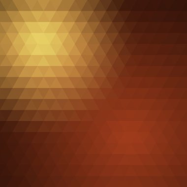 Abstract geometrical multicolored background consisting of bright triangular elements clipart