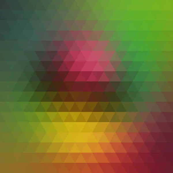 Abstraktní geometrické vícebarevné pozadí tvořené světlé trojúhelníkové prvky — Stockový vektor
