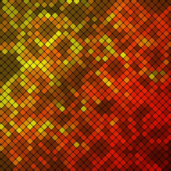 Аннотация Геометрический многоцветный фон, состоящий из квадратных элементов с закругленными углами, который размещен на черном фоне — стоковый вектор