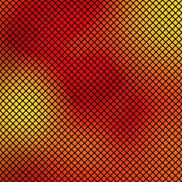 Аннотация Геометрический многоцветный фон, состоящий из квадратных элементов с закругленными углами, который размещен на черном фоне — стоковый вектор