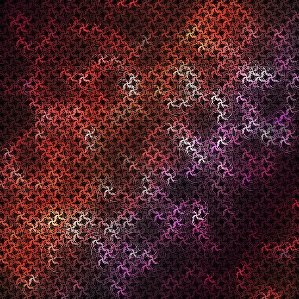 Fundo multicolorido composto por elementos abstratos formando um padrão trançado — Vetor de Stock