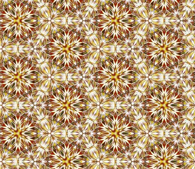 Dikişsiz desen parlak renk soyut öğelerden oluşur.