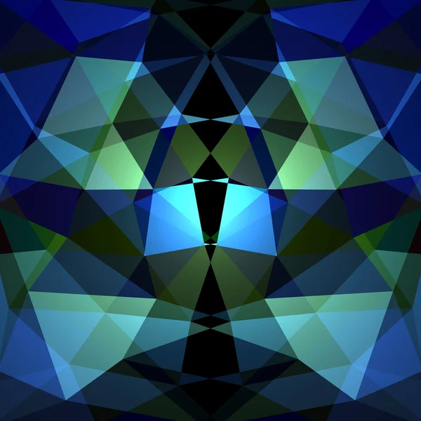 Fondo geométrico abstracto multicolor que consta de elementos triangulares brillantes — Vector de stock