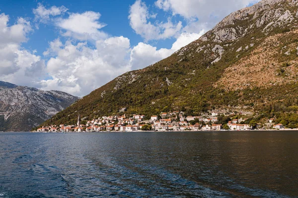 Bahía Kotor Mar Adriático Suroeste Montenegro Grupo Bien Conservado Ciudades —  Fotos de Stock