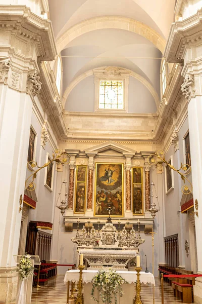Dubrovnik Croacia Septiembre 2021 Música Cámara Iglesia Iglesia Vlaha Interior — Foto de Stock
