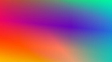 Gökkuşağı renkleriyle renkli gradyan arkaplan, vektör çizimi
