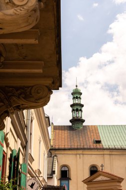 Krakow, Poland - July 07, 2022: Main Square, urban space located at the center of the city