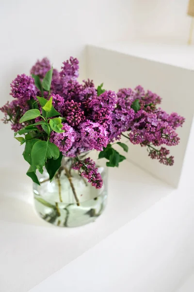 Vazoda leylak çiçekleri