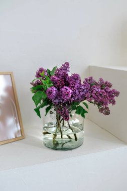 Vazoda leylak çiçekleri