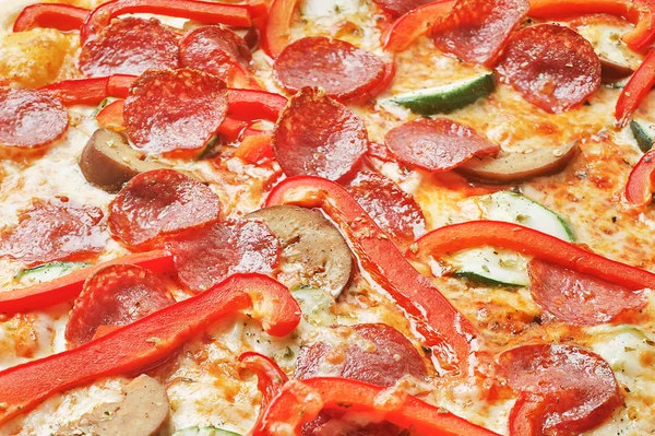 Gine kabak ile pizza closeup