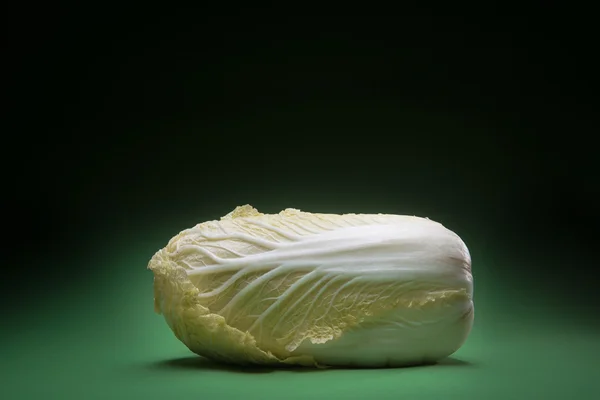 Pekinensis cabbage on a dark background — Stock Photo, Image